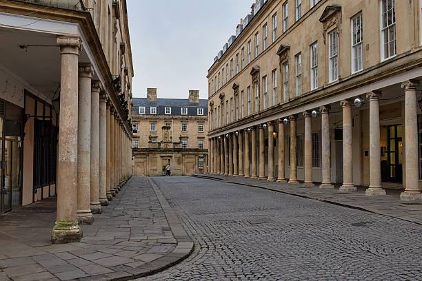 istock a courtyard surrounded by colonnades in a historical building. 2220266616