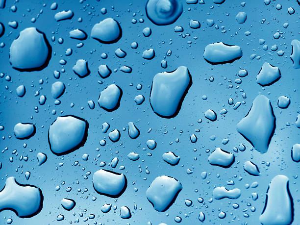 istock The water drops resting upon a smooth surface showcasing their beauty and details 2220267583
