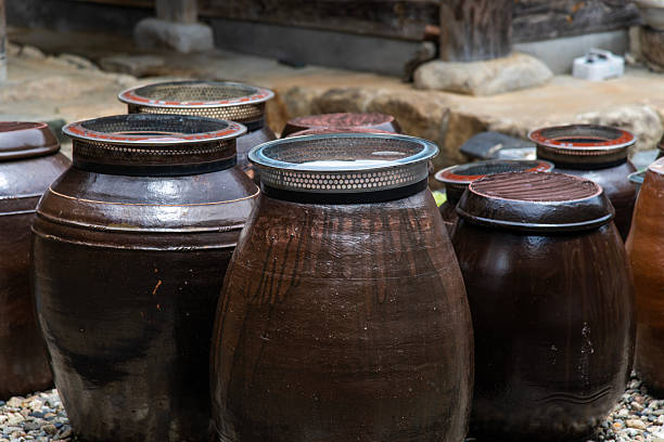 istock fermentation pots at the yard of Buddhism temple 2220268008