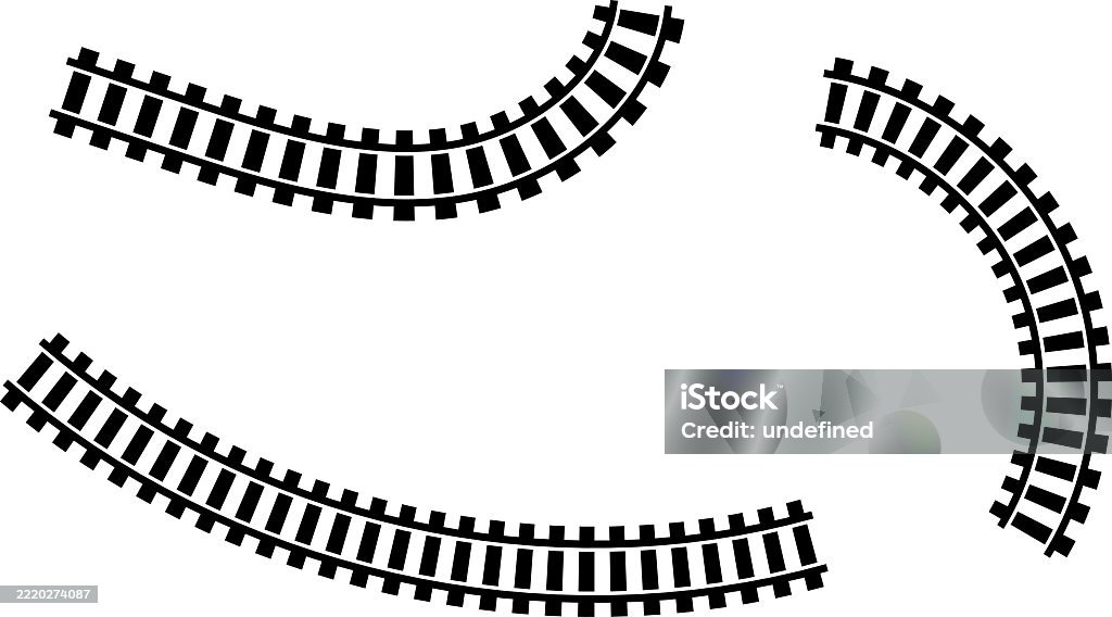 Train Rails Graphic Railway Train Track Vector Route Rail Line Subway Map And Railroad ...
