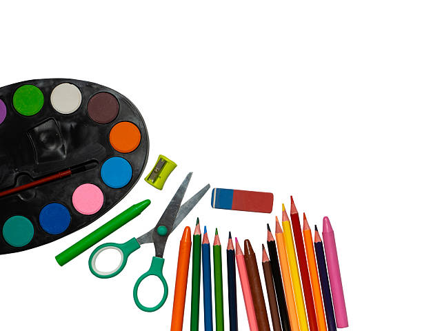 istock School art supplies isolated on transparent background 2220277417