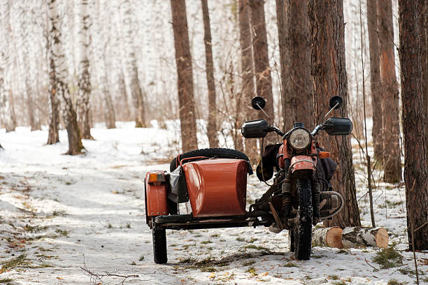 An old, abandoned green motorcycle sits partially buried in overgrown grass. The weathered, rusted parts and vibrant green surroundings create a nostalgic scene, perfect for themes of decay, history, and forgotten treasures.