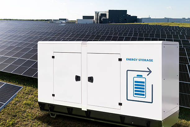 istock Solar power station with energy storage 2220281836