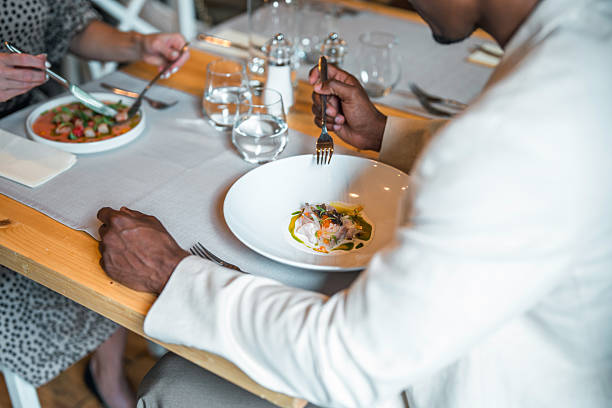 istock Elegant Dining Experience with Fine Cuisine and Sophisticated Ambiance 2220290305