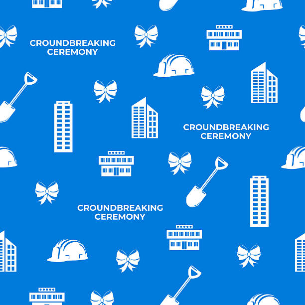 Groundbreaking Pattern 30+ Groundbreaking Ceremony Stock Illustrations, Royalty-Free Vector ...