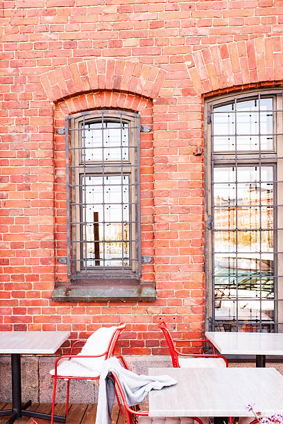 istock Glass windows detail on building facade. 2220311464
