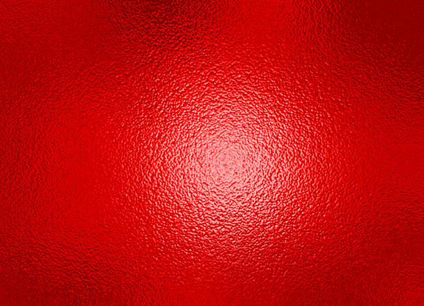 istock Red frosted foil texture glass effect background. Red on metal surface , Light on texture. raster version 2220317198