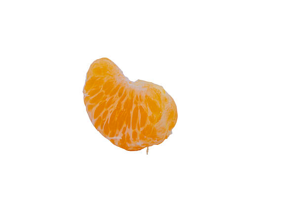istock Mandarin Orange Slice, Isolated on White Background 2220326732