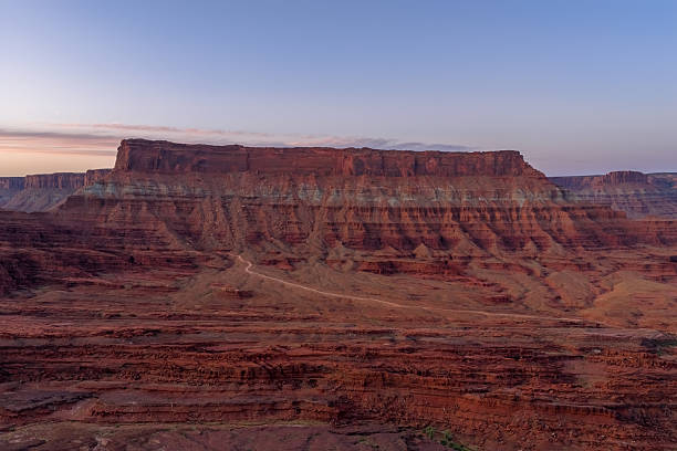 Sunset view of the Anticline Overlook