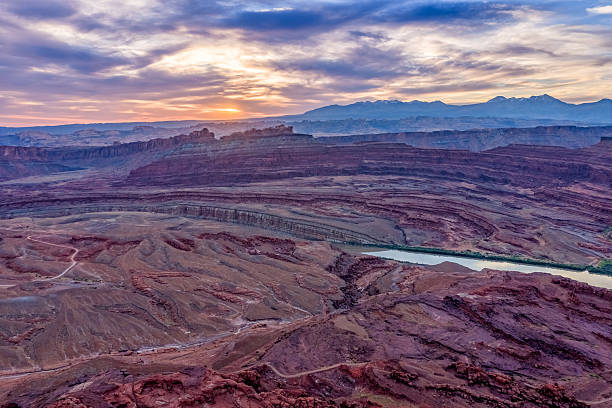 istock Dramatic desert landscape at sunset - Utah 2220328590