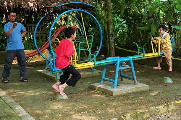 Playful Day with Dad at the Playground