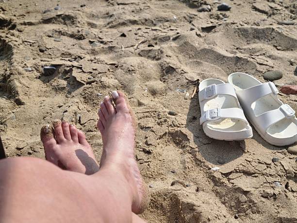 keyf in the parksea ​​and slippers