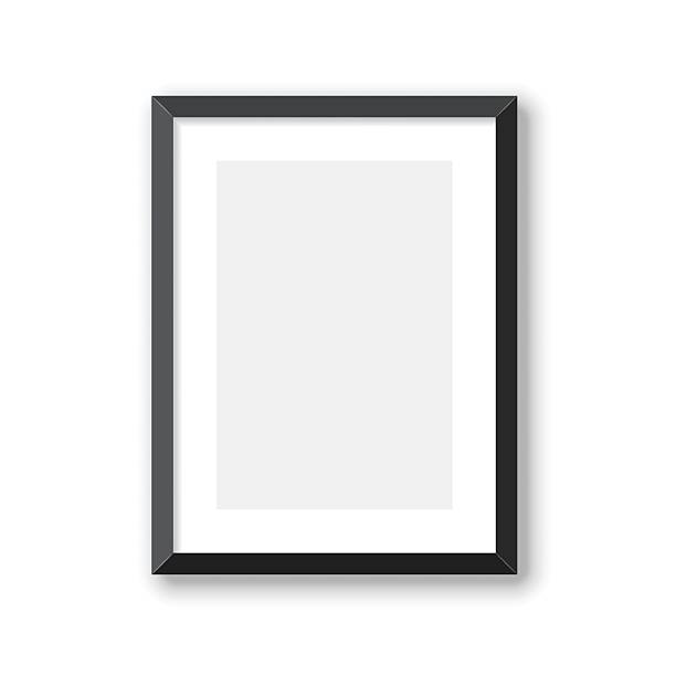 istock Blank picture frame icon in flat style. Photo mockup template vector illustration on isolated background. Realistic poster sign business concept. 2220339437