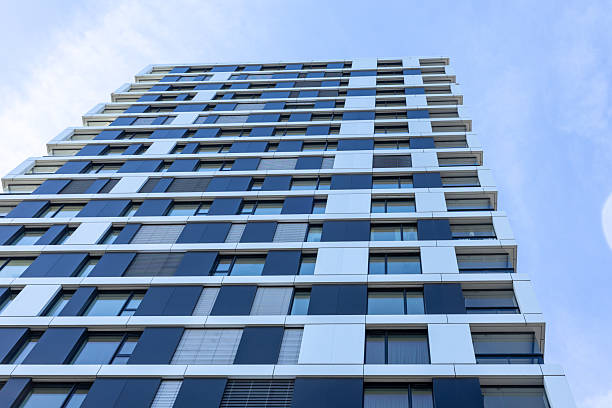 istock Modern high-rise residential building facade 2220344063