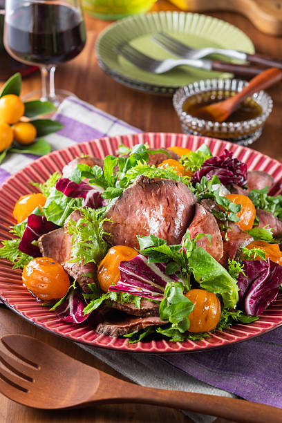 Kumquat and Roast Beef Salad