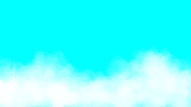 istock Illustration of a summer blue sky and cumulonimbus clouds 2220348505