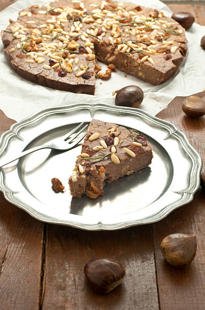 istock Typical Italian sweet chestnut cake made with chestnuts 2220348587