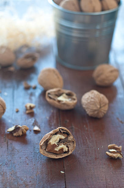 Sorrento walnuts, nuts typical Italian southern Italy,brown