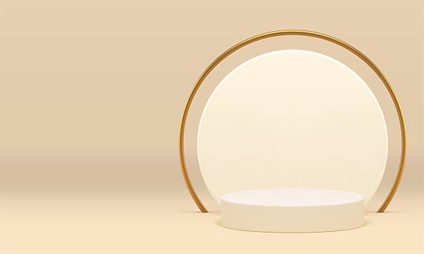 istock 3d luxury pastel podium pedestal with golden decor for presentation realistic vector illustration 2220359756