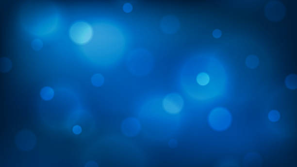 istock Light blue glow sparkle Christmas holiday party winter background 3d design realistic vector 2220363556