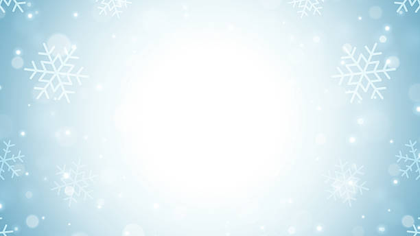 istock Christmas background light cold frozen winter snowflakes 3d design realistic vector illustration 2220365293