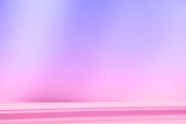 istock Abstract pink color gradient studio background for product presentation. Empty room with shadows of window. 3d purple room with copy space. Blurred backdrop 2220366622
