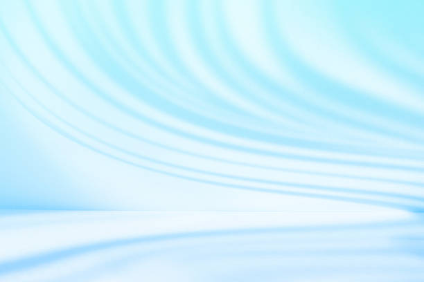 istock Abstract blue color gradient studio background for product presentation. Empty room with shadows of flowers and plant leaves. 3d azure room with copy space. Summer concept. Blurred backdrop 2220366727
