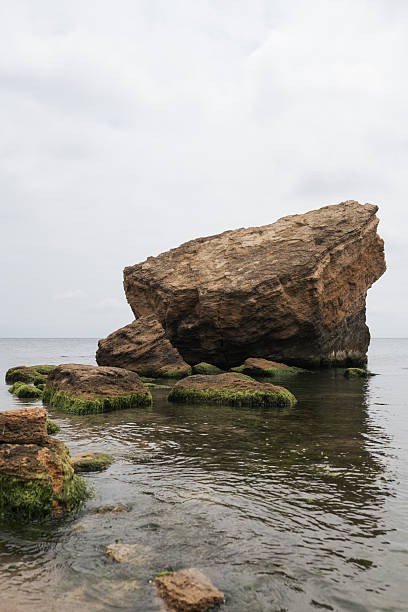 istock Large coastal rock structure landscape coastal view 2220368872