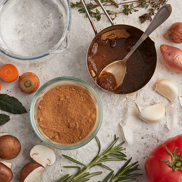 Jus Powder – Rich Sauce Base in a Small Glass Jar