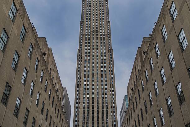 Elevated view in Manhattan, New York City