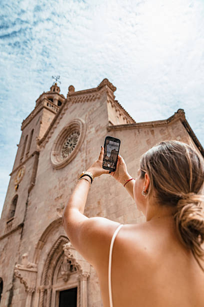 istock Capturing Architecture with Smartphone – Adriatic Island 2220391402