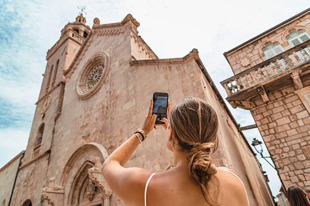 istock Capturing Architecture with Smartphone – Adriatic Island 2220391656