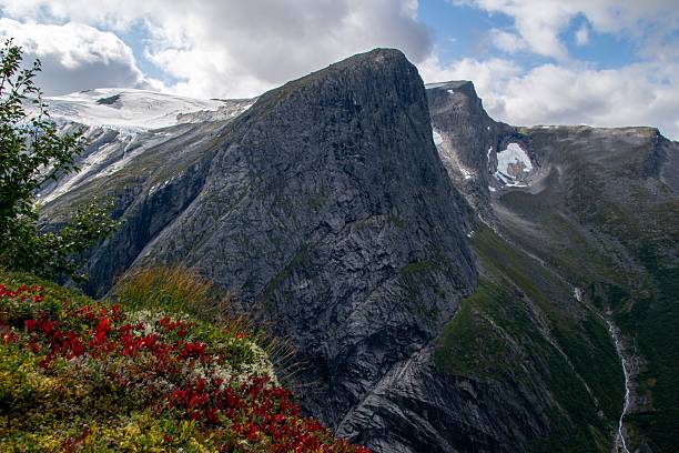 istock Mountain landscape with red foliage 2220394071