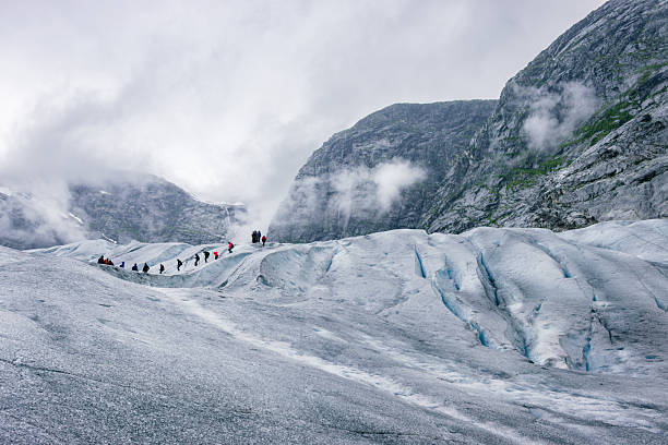 istock Beautiful view of the hike in Nigardsbreen glacier (Norway) 2220403582