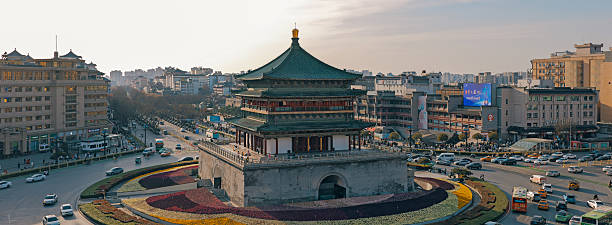 istock Skyline and the Bell Tower in Xi'an, Shaanxi, China 2220406879
