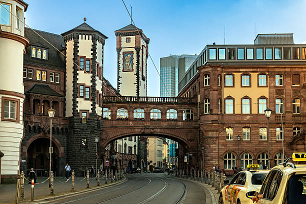 Bethmannstrasse and Langer Franz in Frankfurt Am Main (Germany)