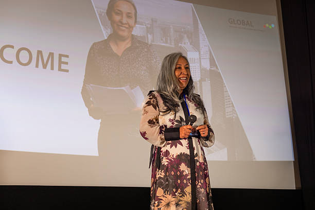 istock Professional Speaker at Business Conference 2220417535