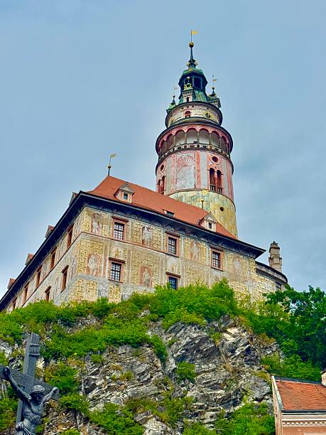 Cesky Krumlov is a small town in the Bohemian Region. The historic center is a UNESCO world heritage site because of its Gothic, Renaissance, and Baroque architecture.