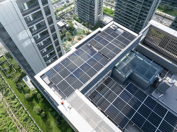 istock solar power site on rooftop if apartment 2220425269