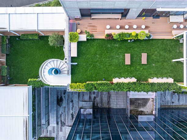istock aerial view white spiral staircase 2220426723