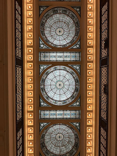 istock Beaux-arts Architecture Stained Glass Ceiling 2220432971