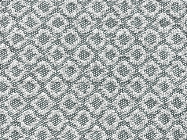 istock Close-Up of Woven Geometric Diamond Fabric Pattern Background 2220437109