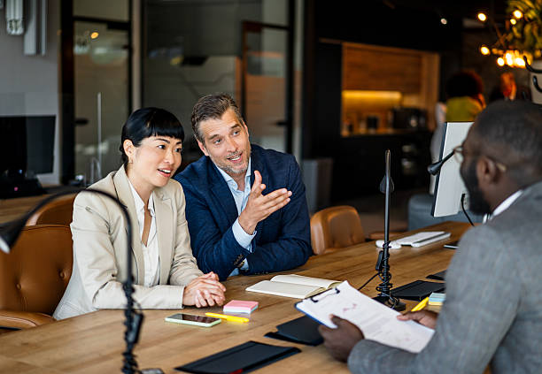 istock Business people having a meeting in the office 2220438520