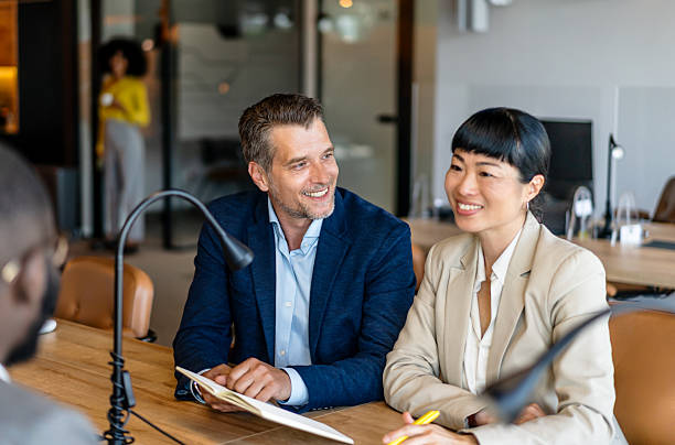 istock Business people having a meeting in the office 2220438578