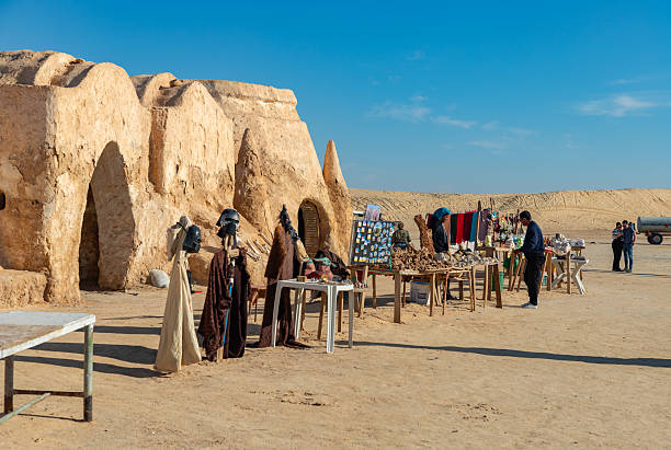Mos Espa, Tunisia - November 13, 2024: A picture of the Star Wars - Mos Espa shooting location in Tunisia.