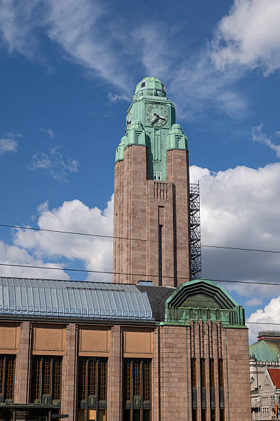 istock Clock Tower of Helsinki Central Station 2220439035