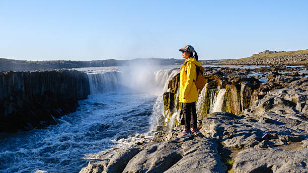 istock Exploring the majestic Dettifoss waterfall in Iceland on a sunny day 2220440150