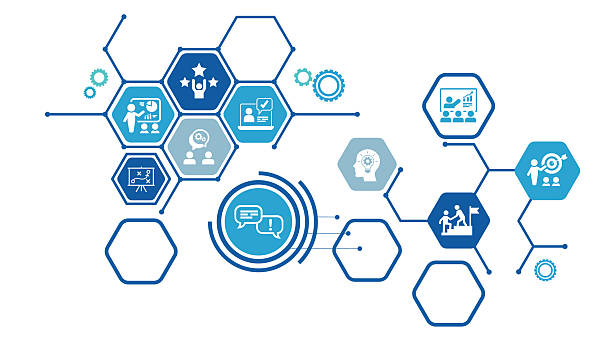 istock Consulting vector. Concept with icons related to advice and support, consultant and adviser, professional assistance for decision-making or negotiation or audit, analysis and consultation. 2220450476