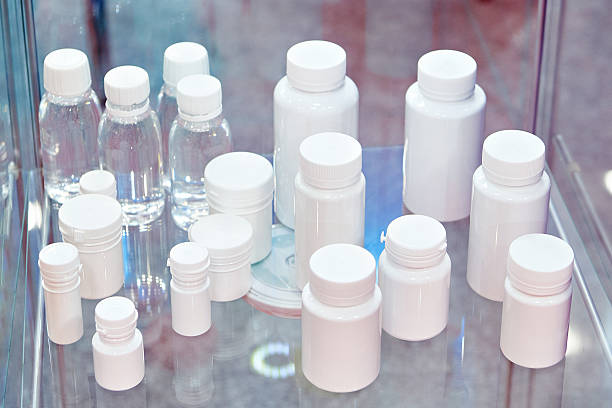 istock Plastic bottles for medicines and chemicals 2220454074