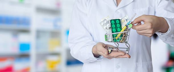 istock Shopping for health products in a pharmacy setting. 2220456985